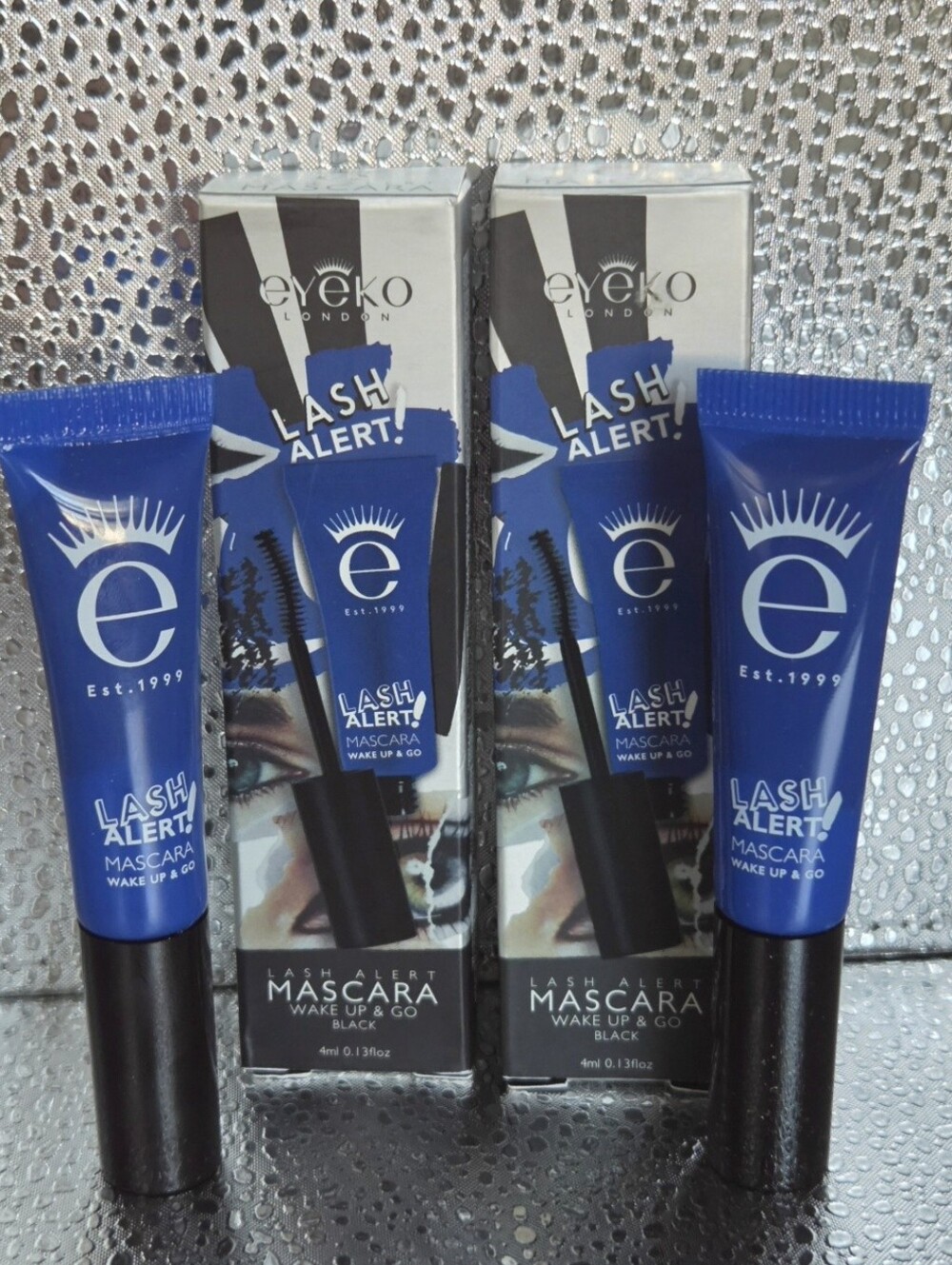 Eyeko London Lash Alert Mascara Wake Up & Go Black 4 ml 0.13 fl oz Lot of 2